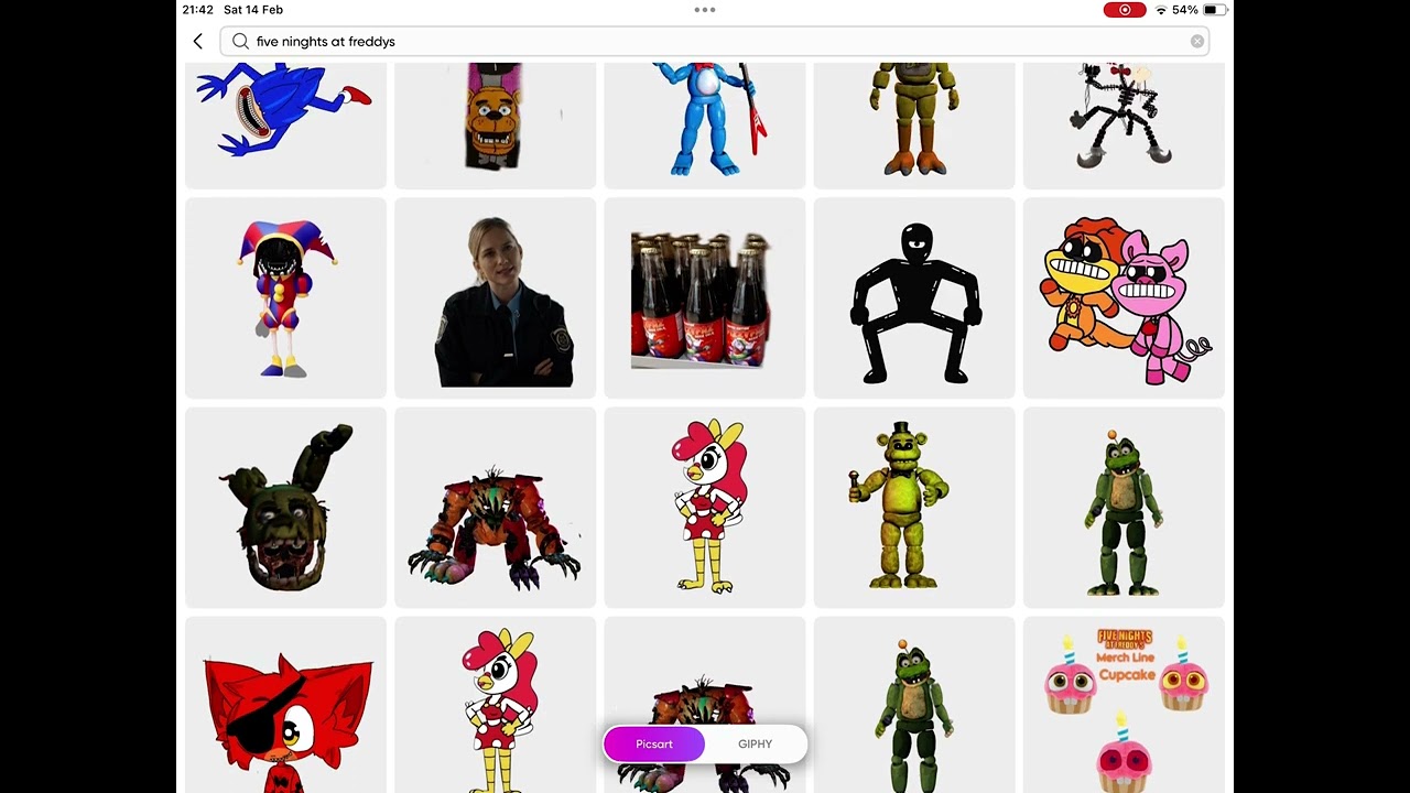 Merging five nights at Freddy’s  characters 