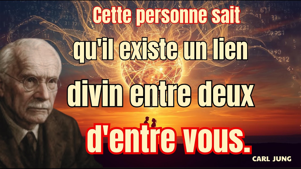 Cette personne vous placera sur son autel sacré. Préparez-vous à être honoré d'amour | Carl Jung