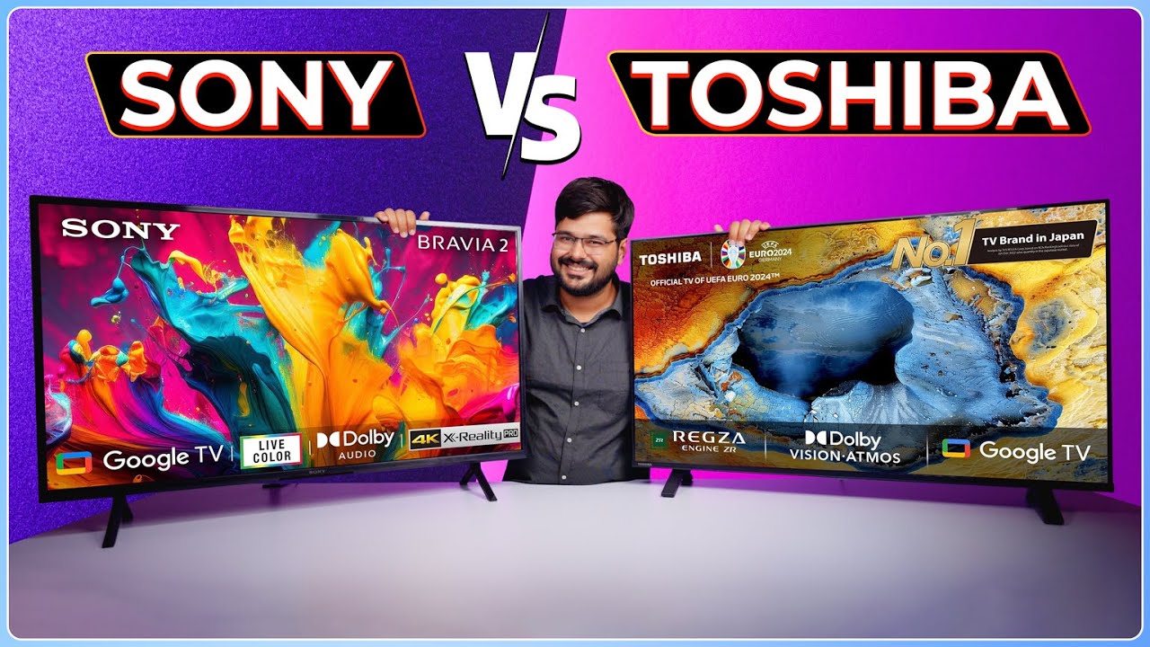 Sony BRAVIA 2 Series Vs TOSHIBA C350NP | 4K Ultra HD Smart LED Google TV Battle! 📺⚔️