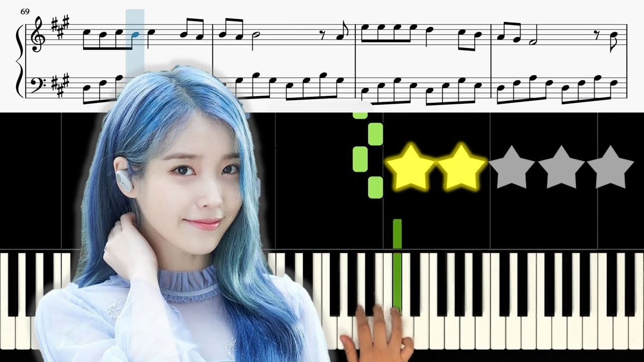 IU (아이유) - Blueming 《Piano Tutorial》 ★★☆☆☆