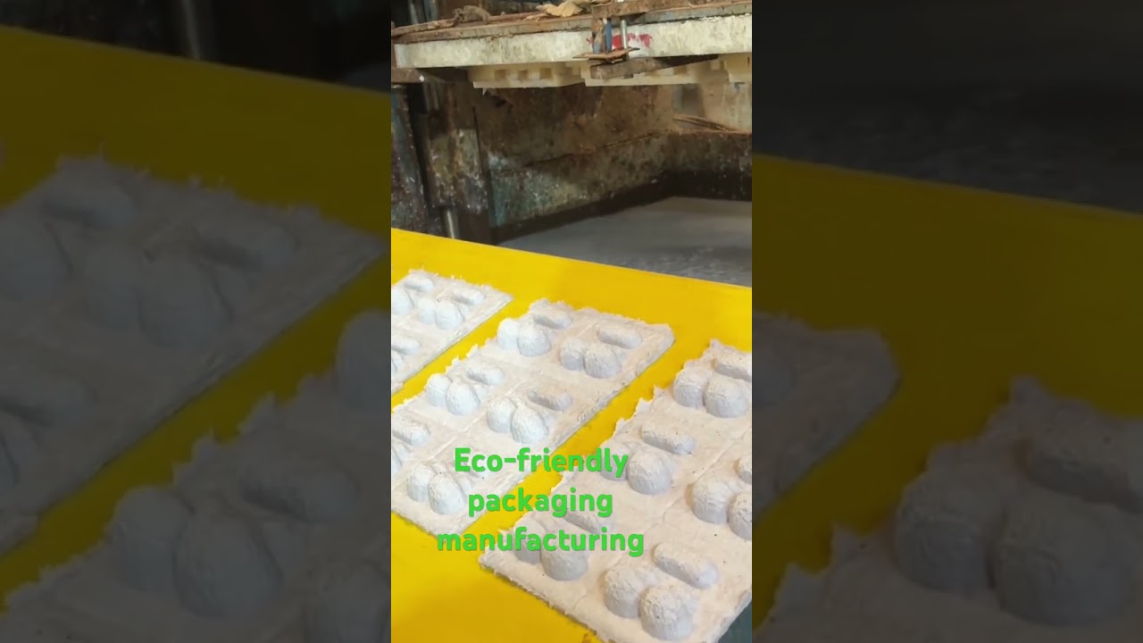 Molded pulp packaging manufacturing