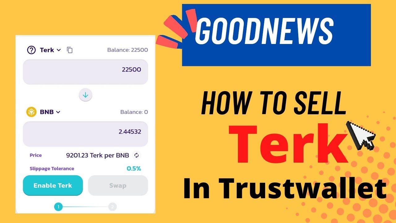 How to sell Terk Token in Trustwallet || Terkehh Airdrop Unlock Update || Swap  Now