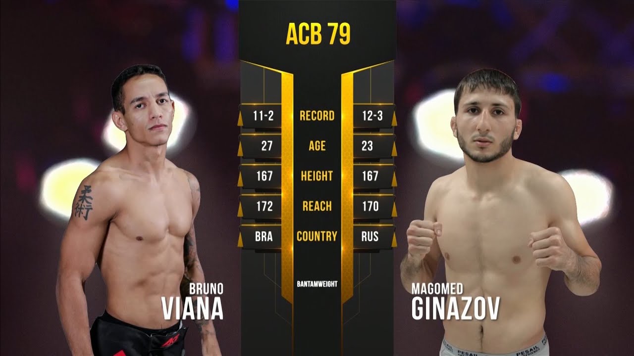 Бруно Виана vs. Магомед Гиназов | Bruno Viana vs. Magomed Ginazov | ACB 79