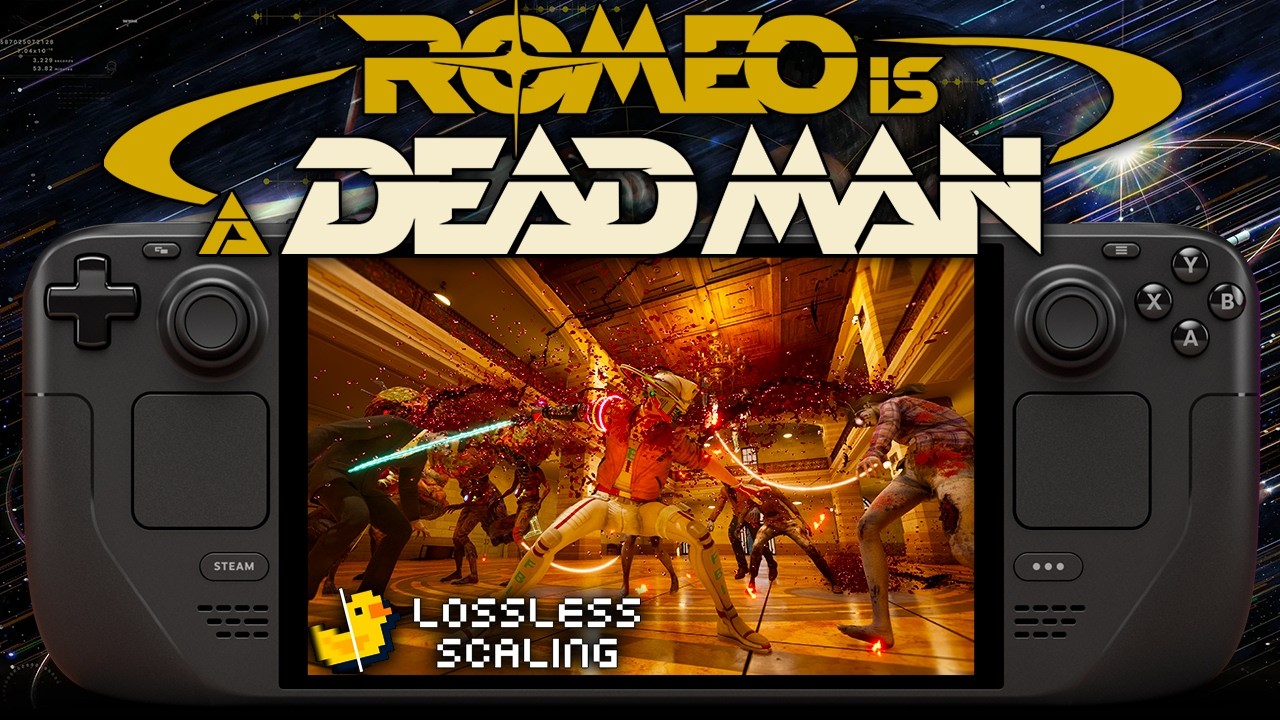 ROMEO IS A DEAD MAN Performance Test On Steam Deck Oled | 800p + Lossless Scaling
