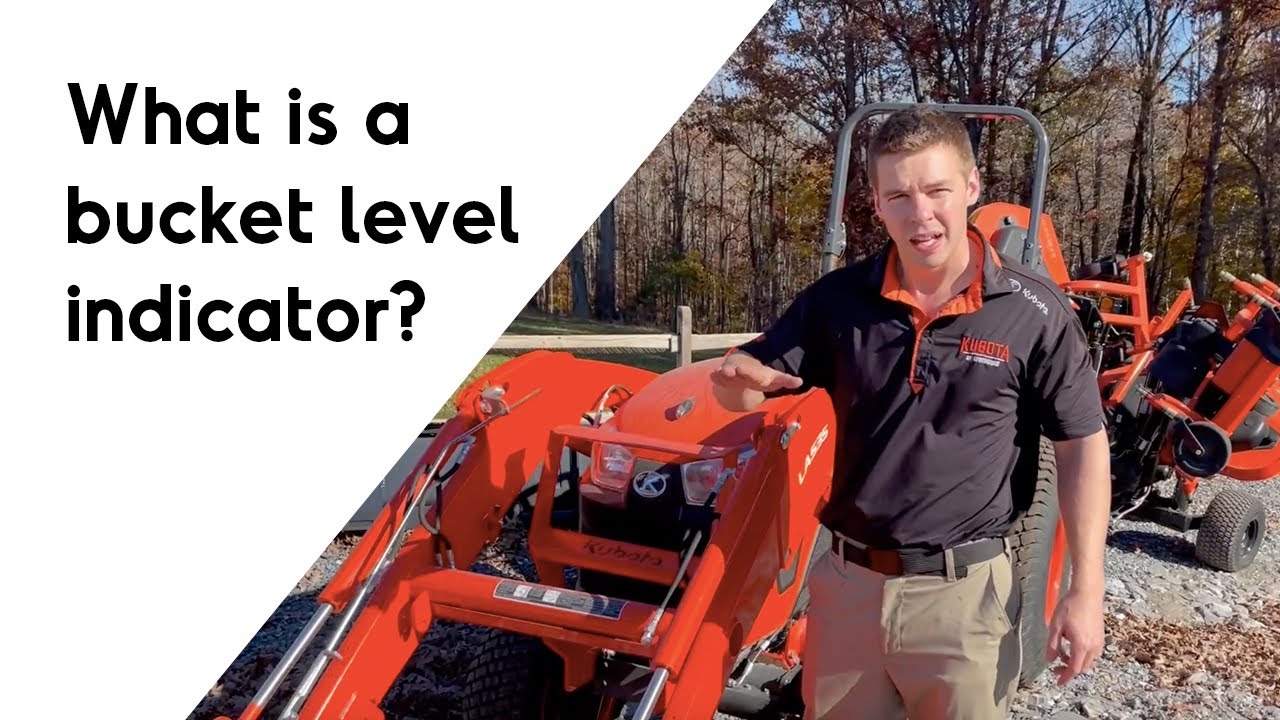What is a bucket level indicator?