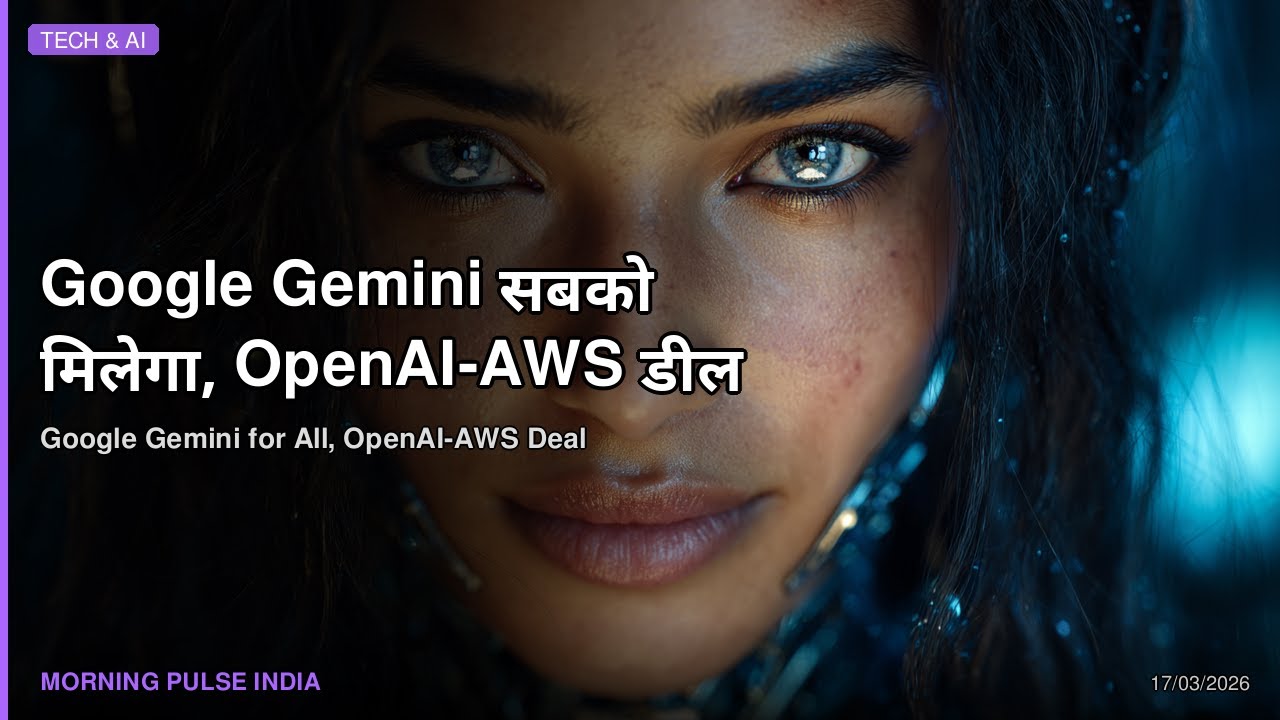 Google Gemini सबको मिलेगा, OpenAI-AWS डील | Google Gemini for All, OpenAI-AWS Deal | March 17, 2026
