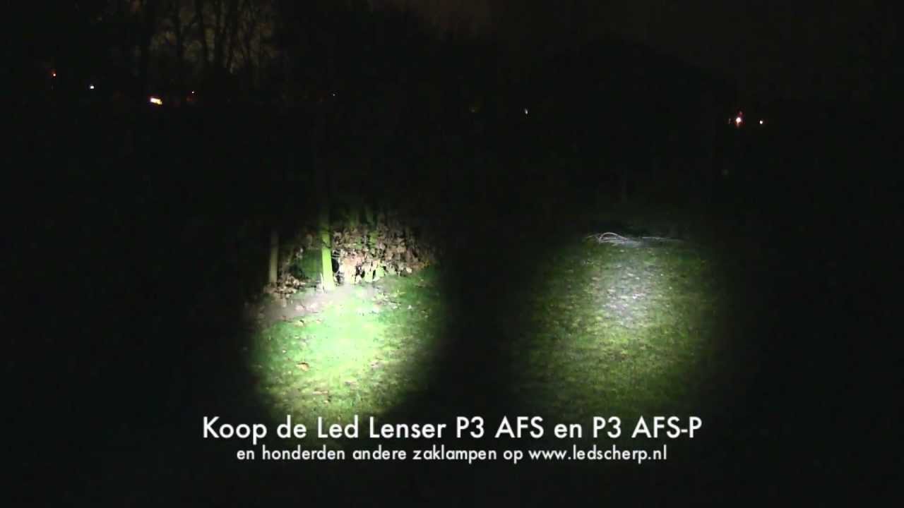 Led Lenser P3-AFS & P3-AFS-P led zaklamp review en vergelijking - ledscherp.nl [NL/BE]
