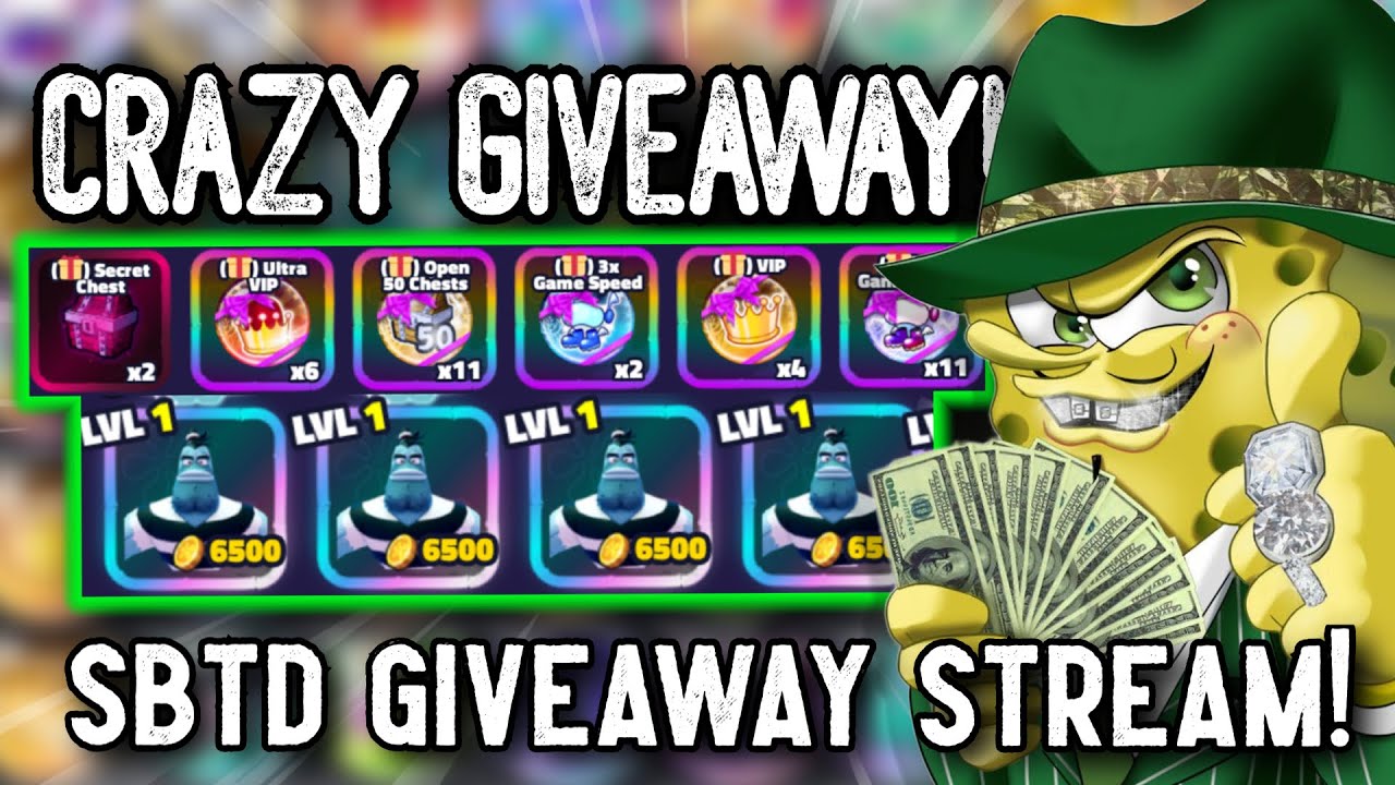 Crazy Giveaway I Spongbob tower defense