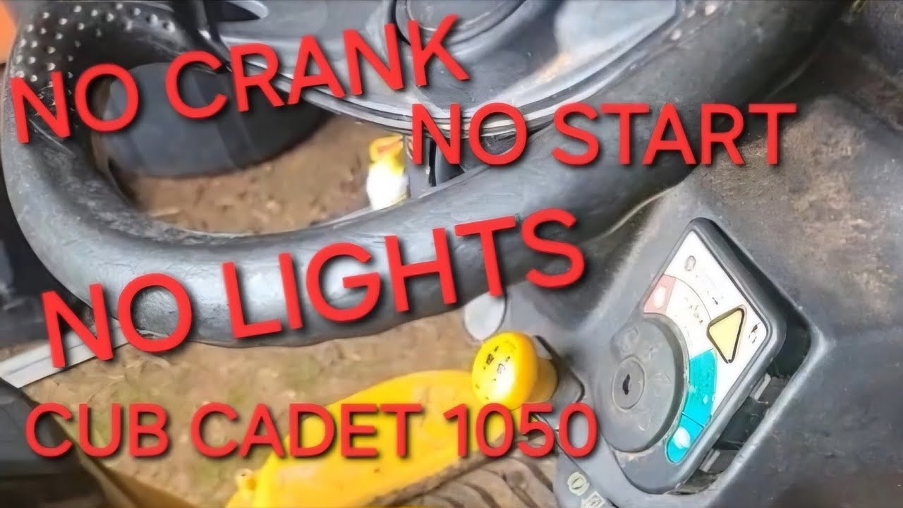 HOW I DIAGNOSED NO START, NO CRANK, NO LIGHTS, ON MY CUB CADET LTX 1050 MOWER / KEY SWITCH PROBLEM