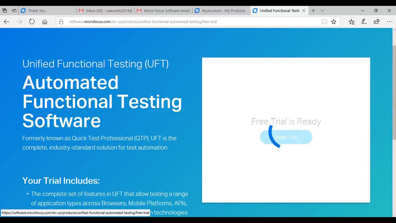 Free UFT QTP Installation