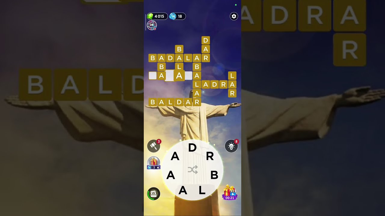 vamos ver quem acerta mais no Words of Wonders