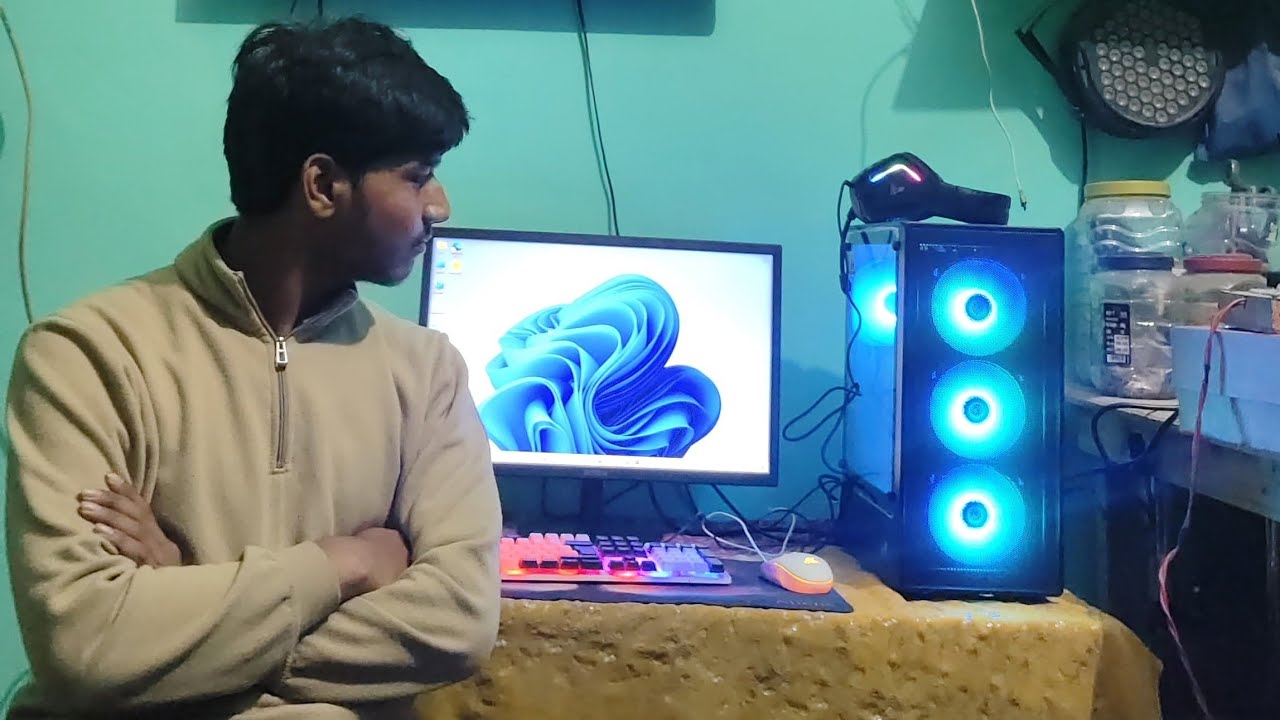 Mere bhai k new pc agya guys 💯😁