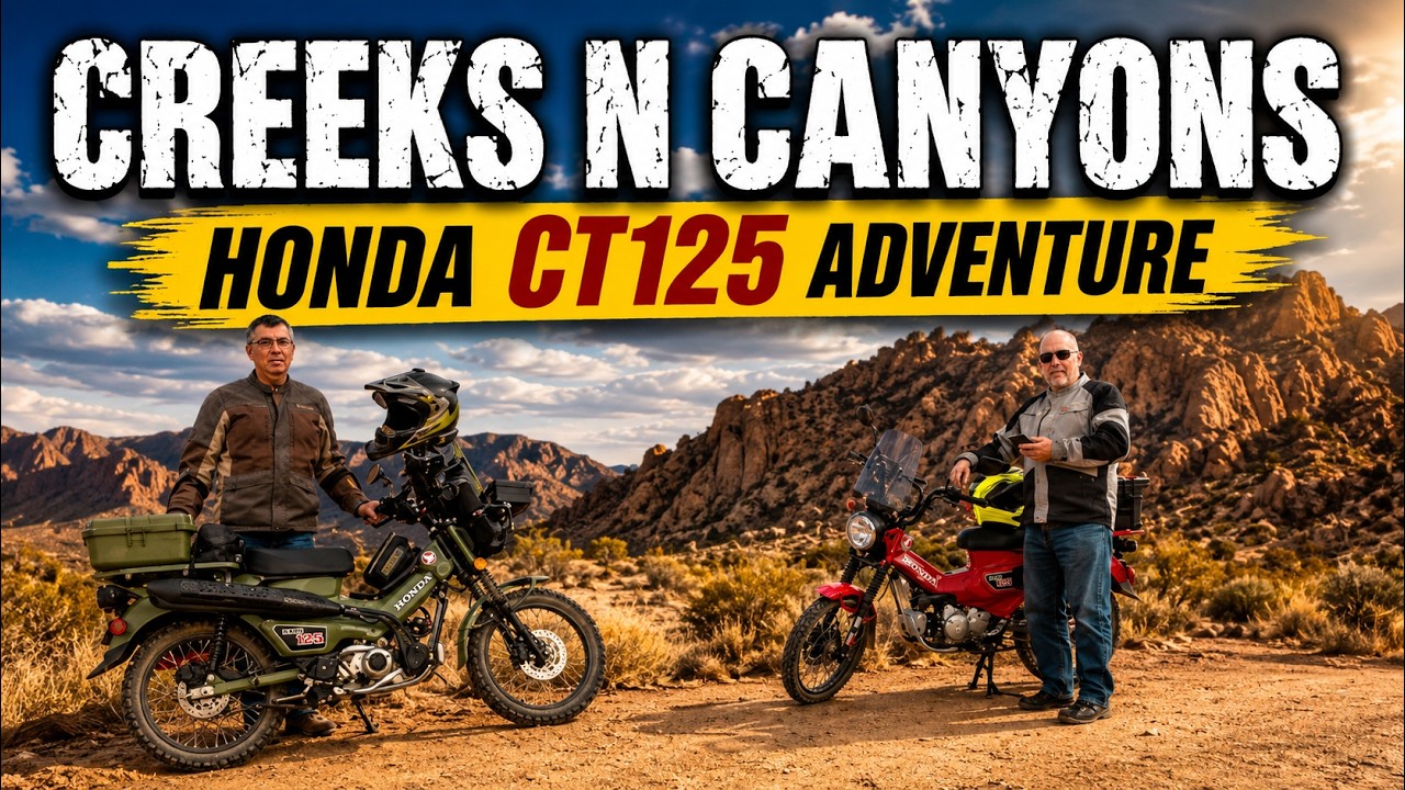Honda CT125 Trail 125 Arizona Creeks & Canyons Adventure