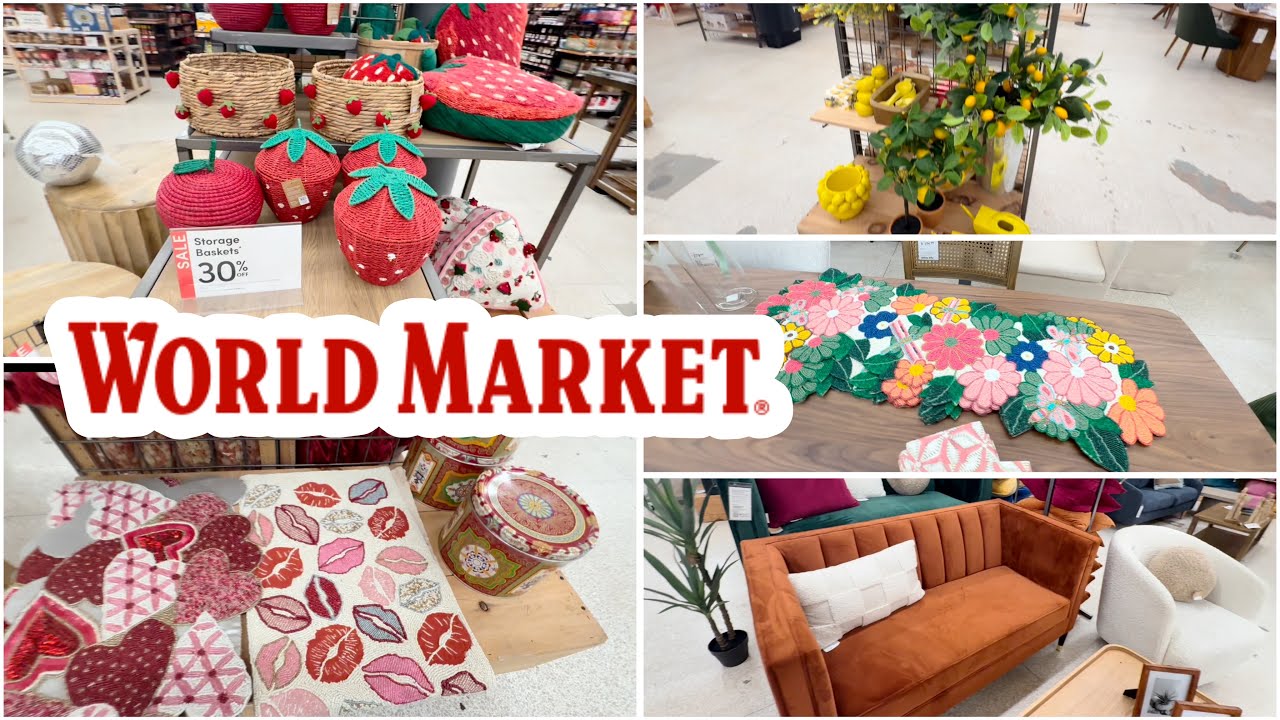 World Market January 2024 ~ Valentine 2025 and Spring Decor