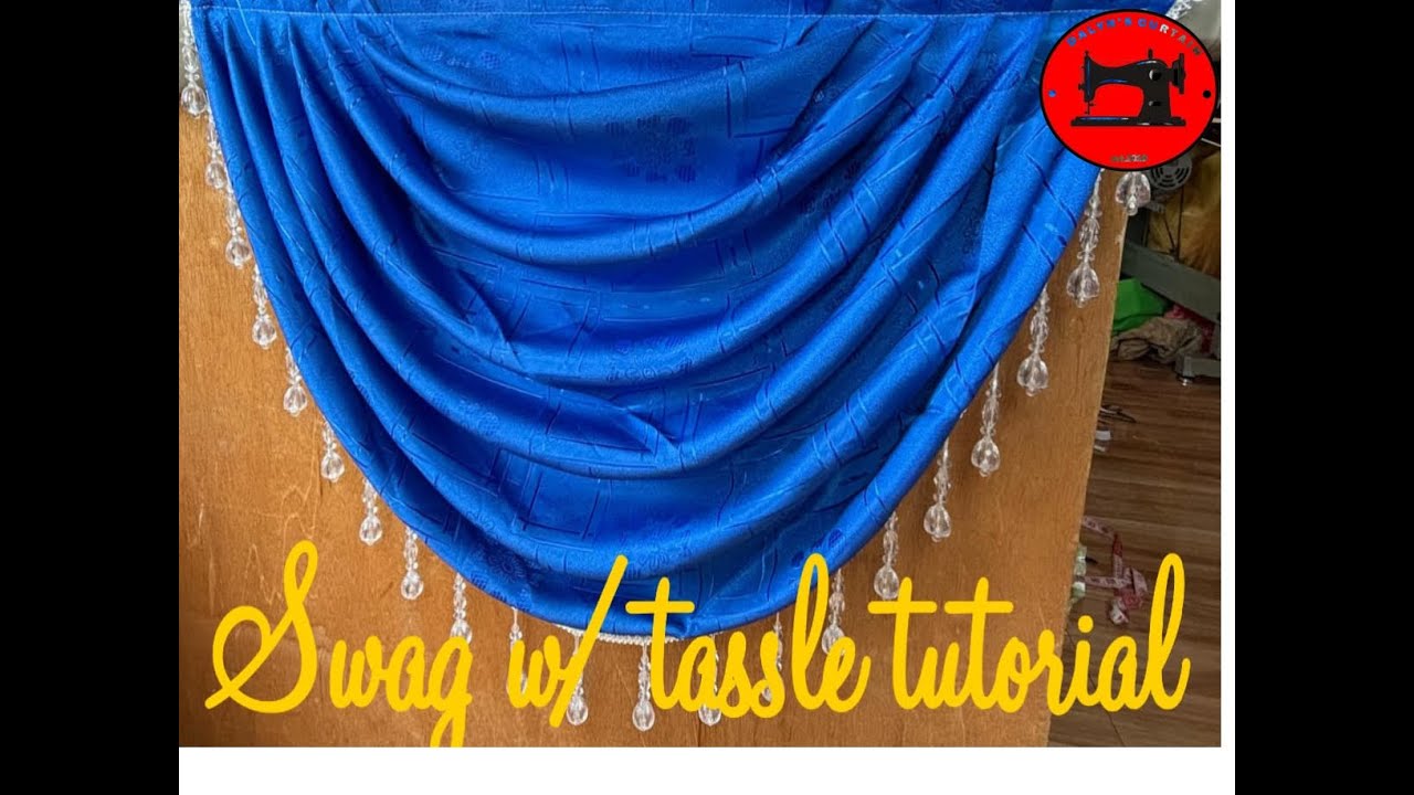 SWAG W/ TASSLE FULL TUTORIAL | DALYN'S CURTAIN