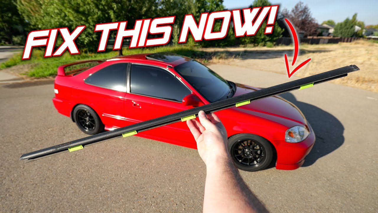 90’s Honda Civic Window Trim Replacement (Finally a Cheap Solution!) 