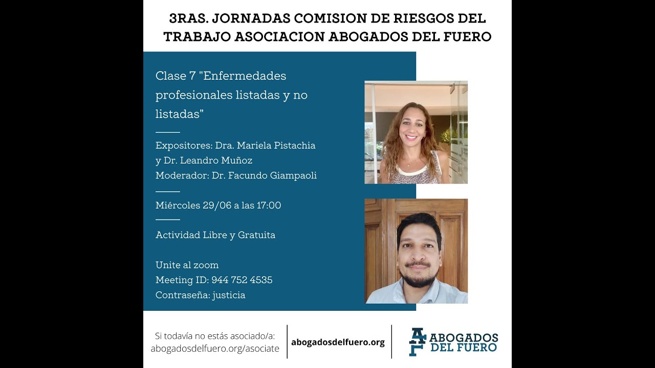 ENFERMEDADES PROFESIONALES LISTADAS Y NO LISTADAS - ASOCIACION ABOGADOS DEL FUERO