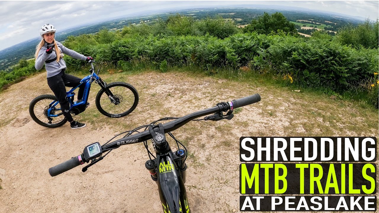 SHREDDING MTB TRAILS AT PEASLAKE!