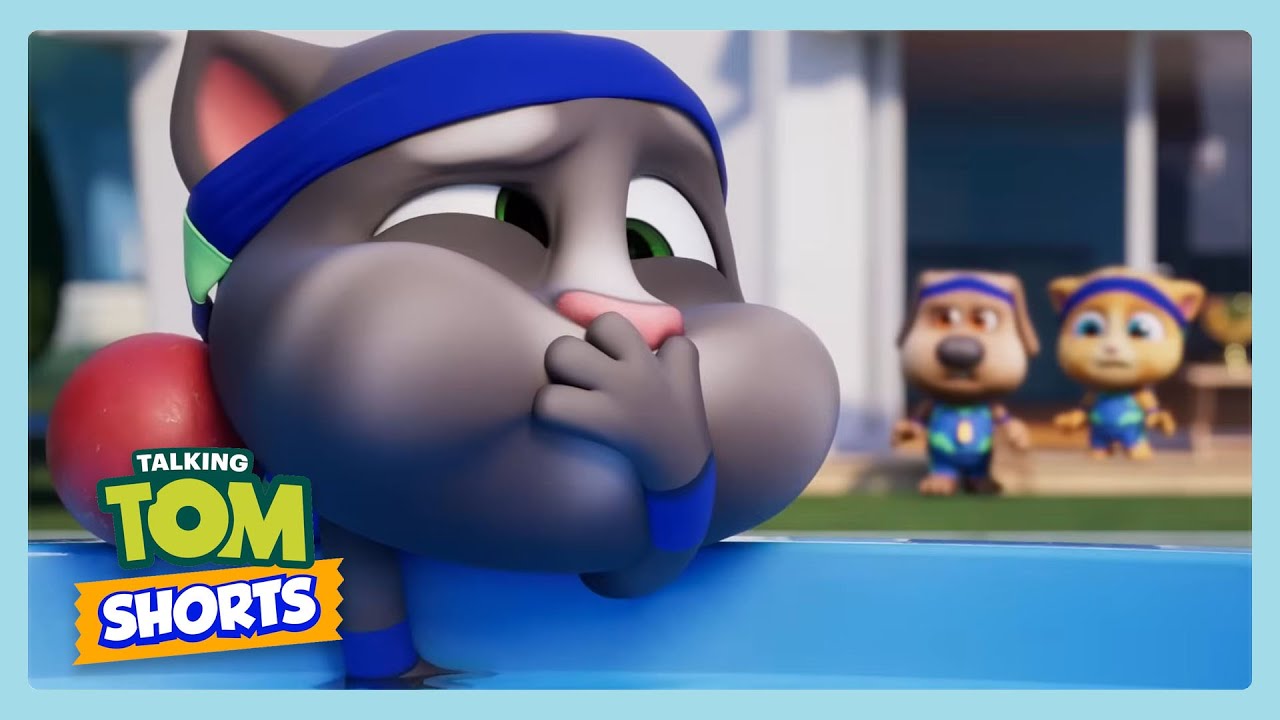 Enfermo en la piscina | Talking Tom | Wildbrain Niños