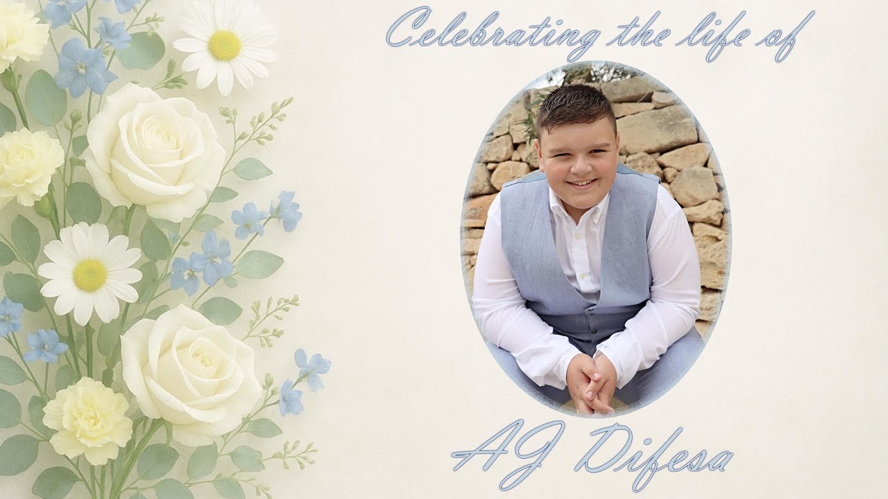 Celebrating the life of AJ Difesa