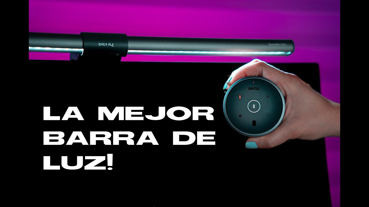 BenQ ScreenBar Halo - El mejor accesorio para tu Apple Studio Display o monitor.