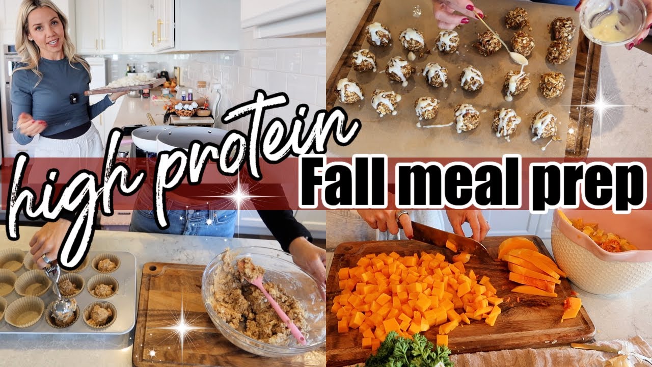 *NEW* EASY HIGH PROTEIN MEAL PREP FALL RECIPES TIFFANI BEASTON HOMEMAKING 2024
