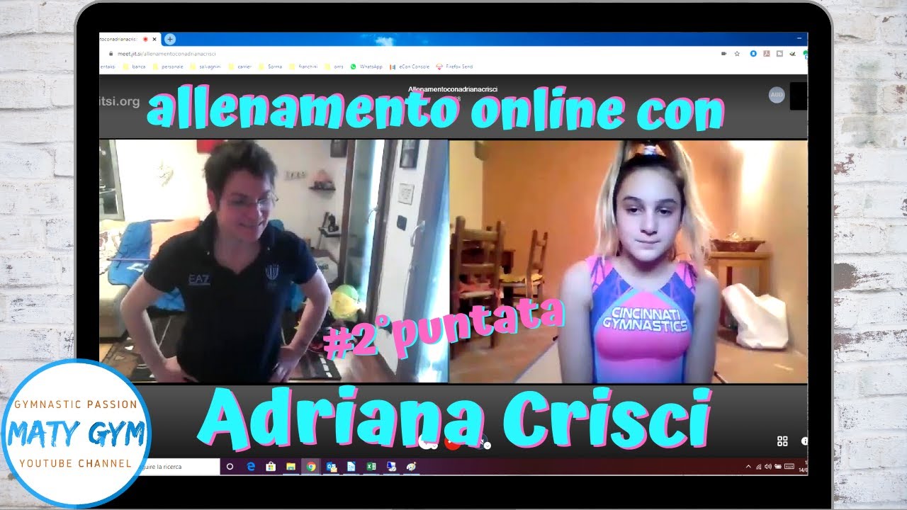 Allenamento online con ADRIANA CRISCI - 2° puntata - 🤸MG🤙 Ginnastica Artistica