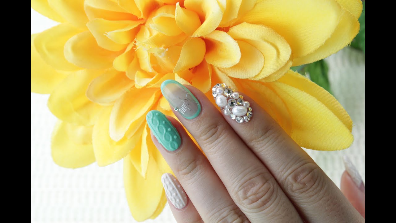 [미대의 네일컬렉션]24화_니트네일아트 / knitwear Nail Art/ニットネイルアート/切美甲