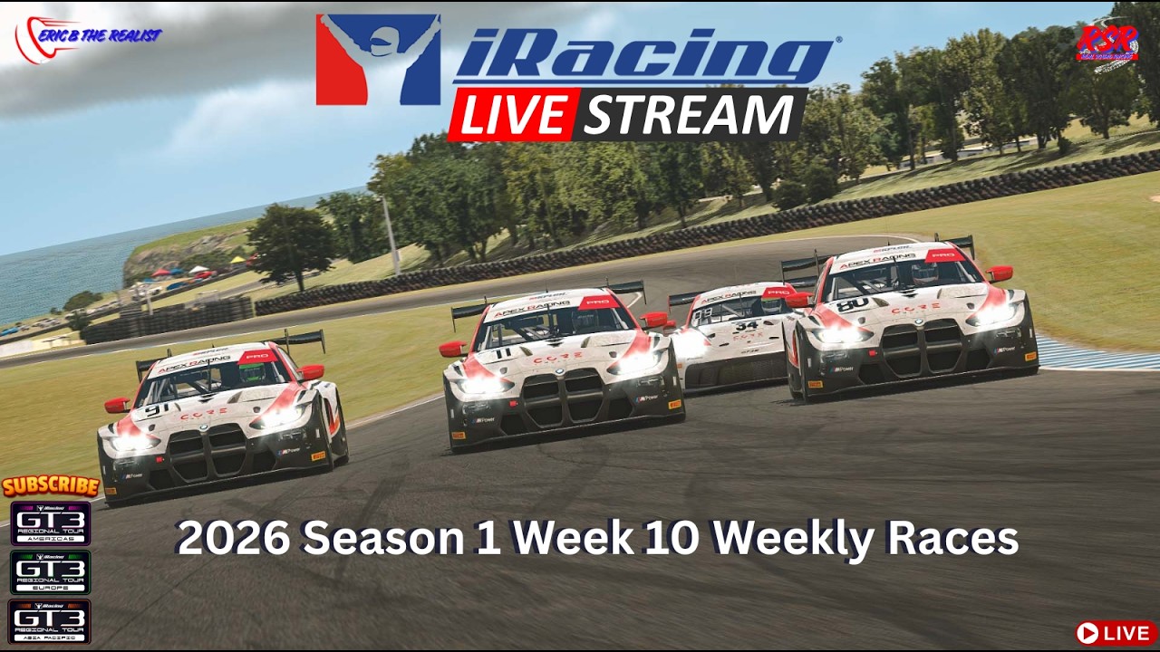 iRacing l Weekly Races 2026 Season 1 Week 10 Trying Moza Mbooster Pedals