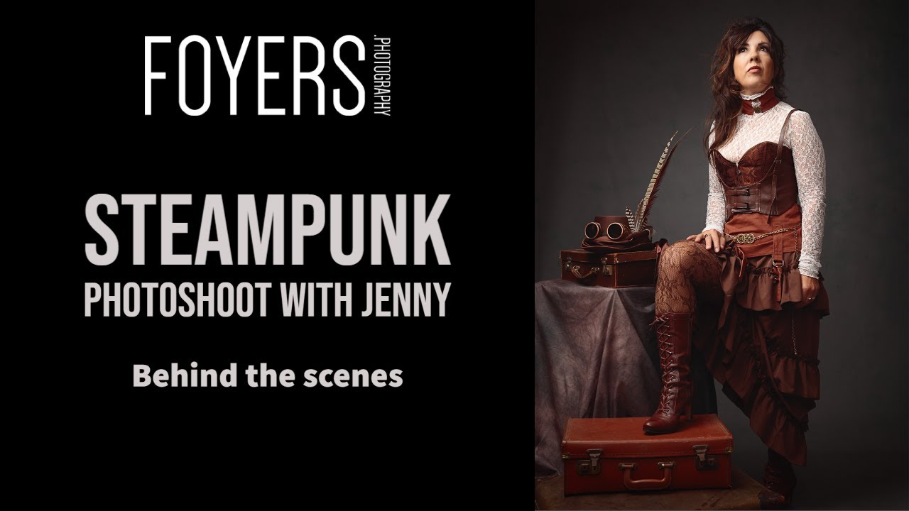 Behind the scenes - Steampunk Photoshoot with Jenny