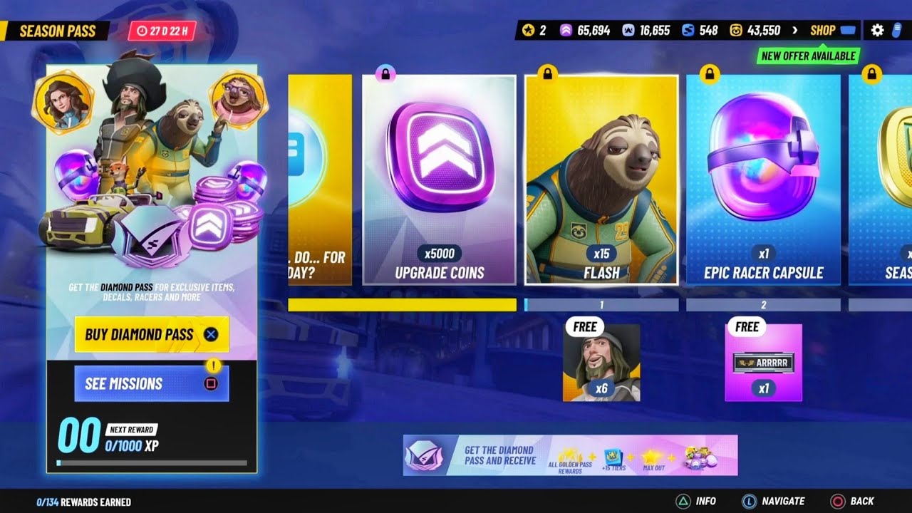 Disney Speedstorm - Season 17 Part 2 Diamond Pass Showcase