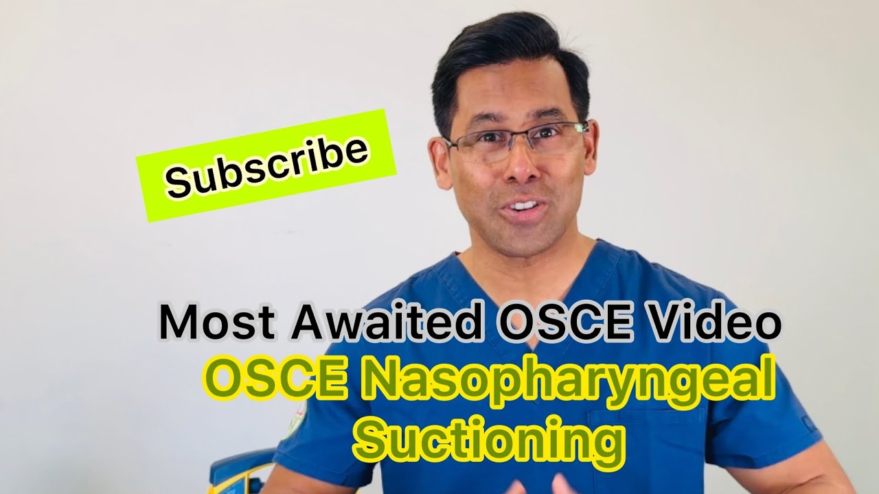 #OSCE#osce  Naso Pharyngeal Suctioning