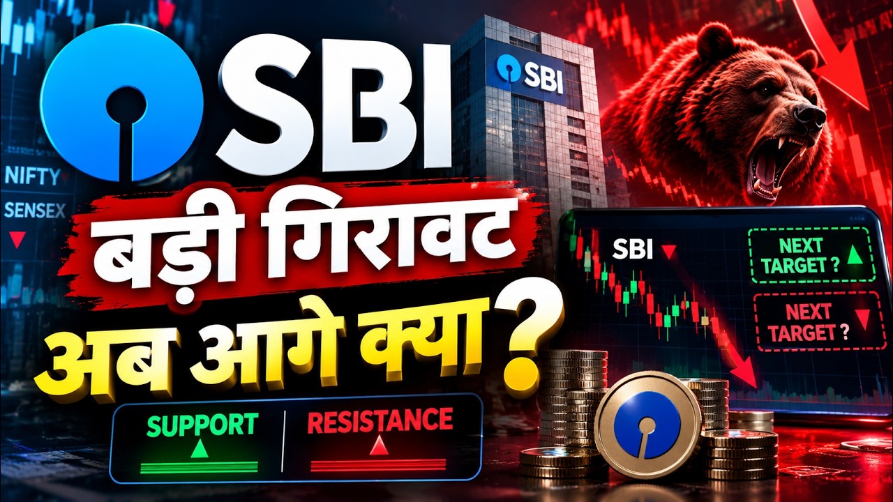 SBI Share Price Today: Market Crash में SBI का अगला Target क्या? Support-Resistance Analysis