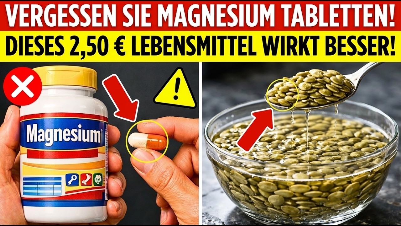 Warum Magnesium-Pillen kaum wirken – 7 bessere Lebensmittel