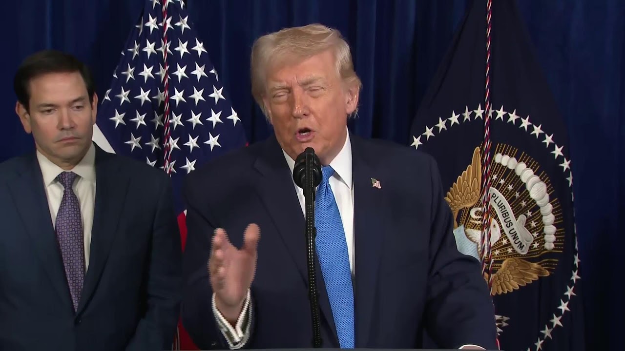 President Trump holds news conference on Venezuela operation at Mar-a-Lago