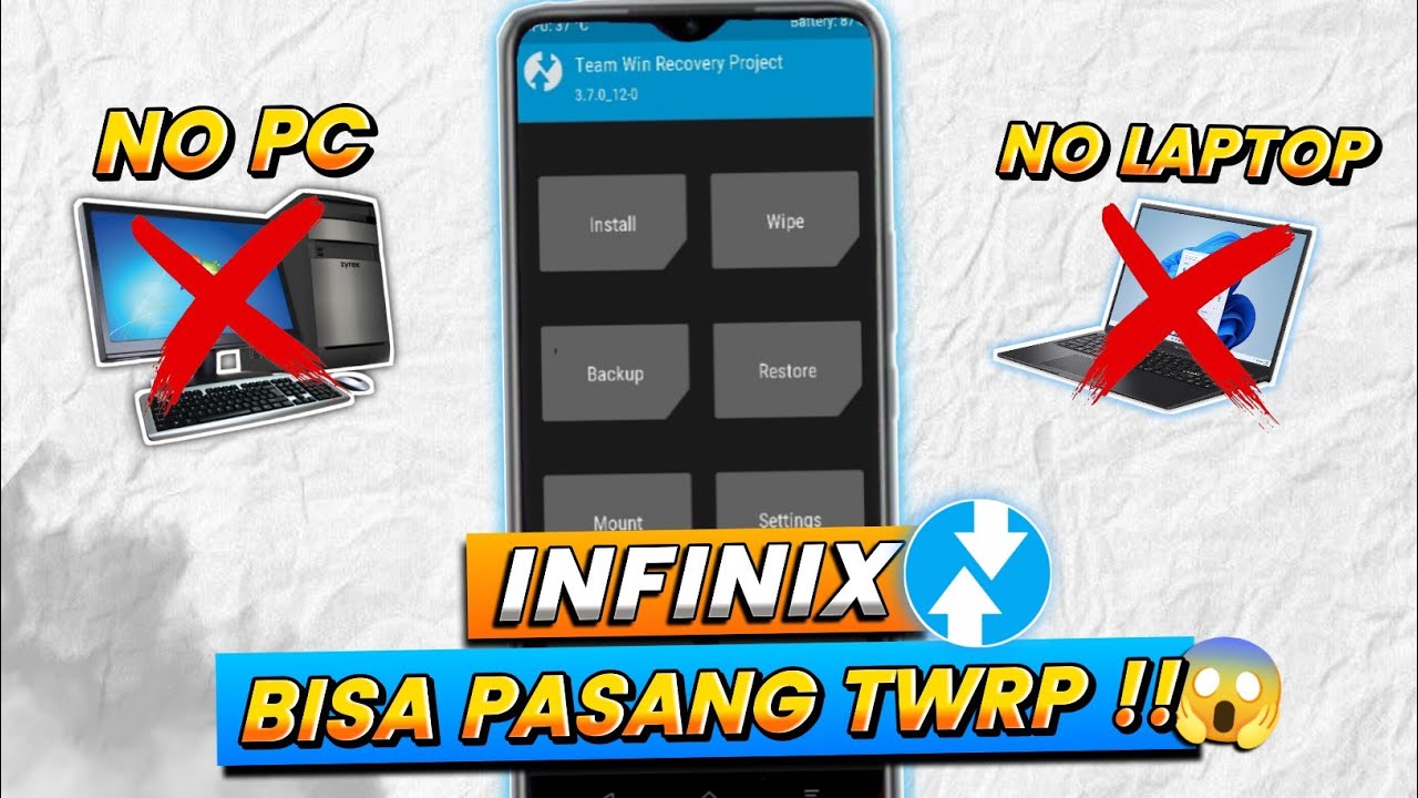 CARA PASANG TWRP INFINIX TANPA PC 2025!! Gak Butuh Laptop, Gampang, Gak ribet, LANGSUNG JOSS🔥