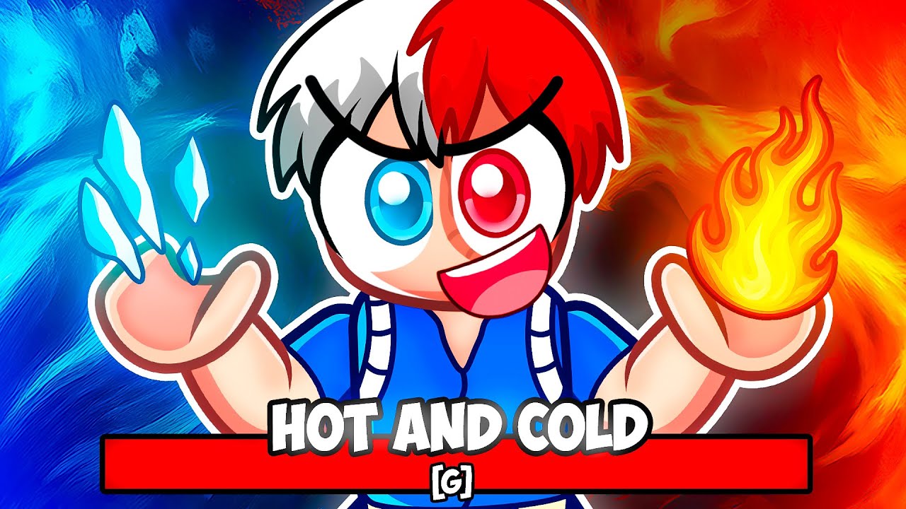 I Became The NEW TODOROKI HOT AND COLD MASTERY in Roblox Heroes Battlegrounds!