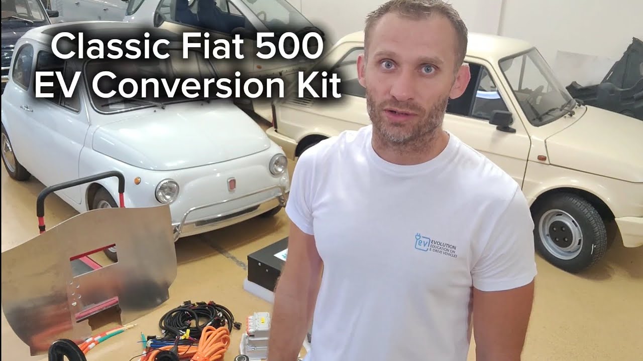 Classic Fiat 500 Goes Electric! 🚗⚡️ Complete EV Conversion Kit Explained