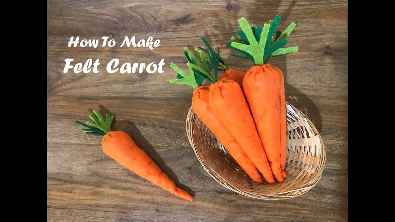 How to Make Felt Carrot