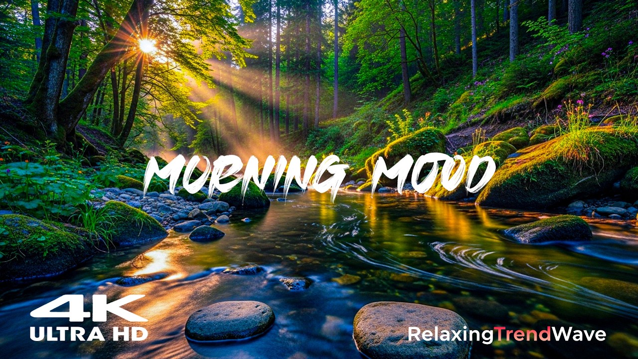 🍃 Relaxing With Chinese Bamboo Flute  with Flowing Water Sounds