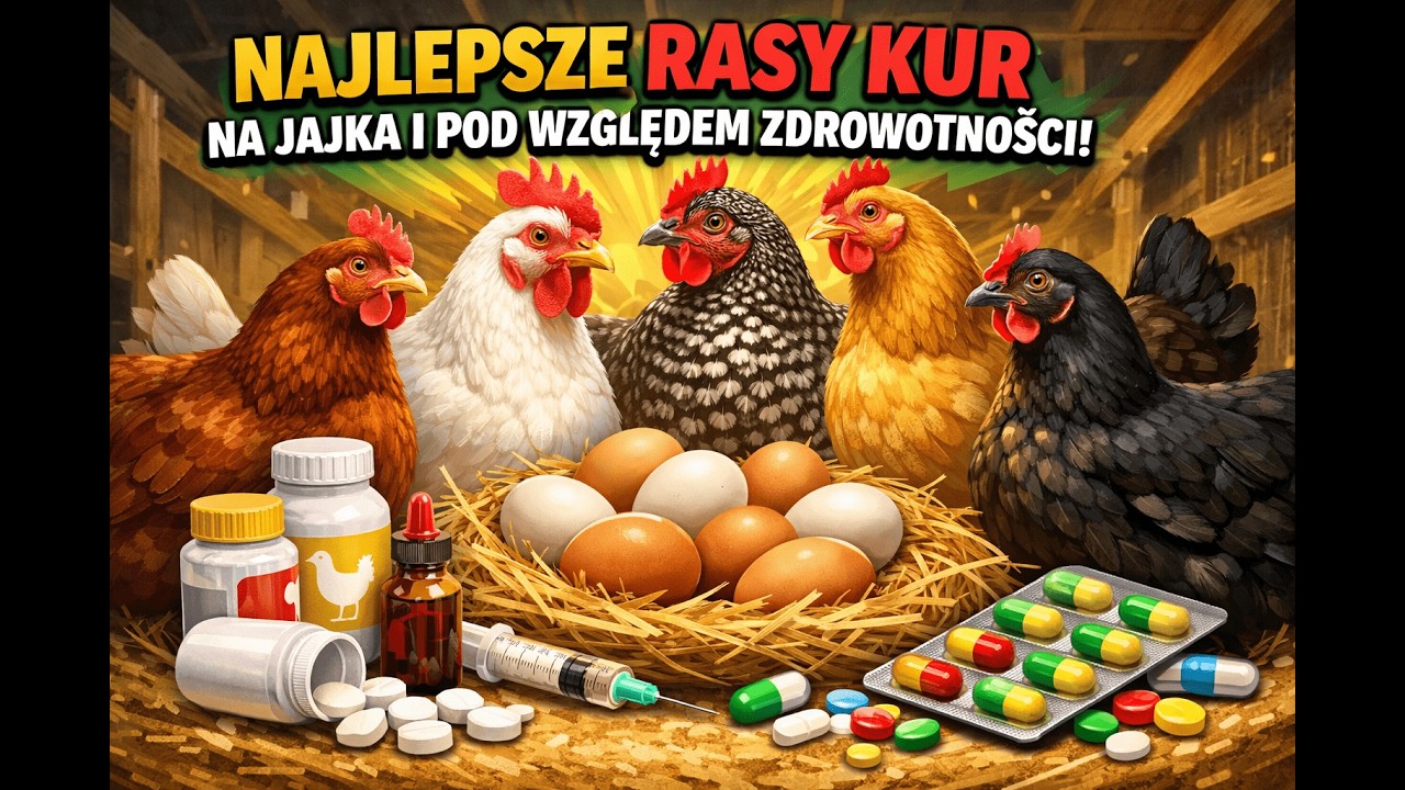 Odcinek 1823 NAJLEPSZE RASY KUR POD WZGLĘDEM NIEŚNOŚCI I ZDROWOTNOŚCI!