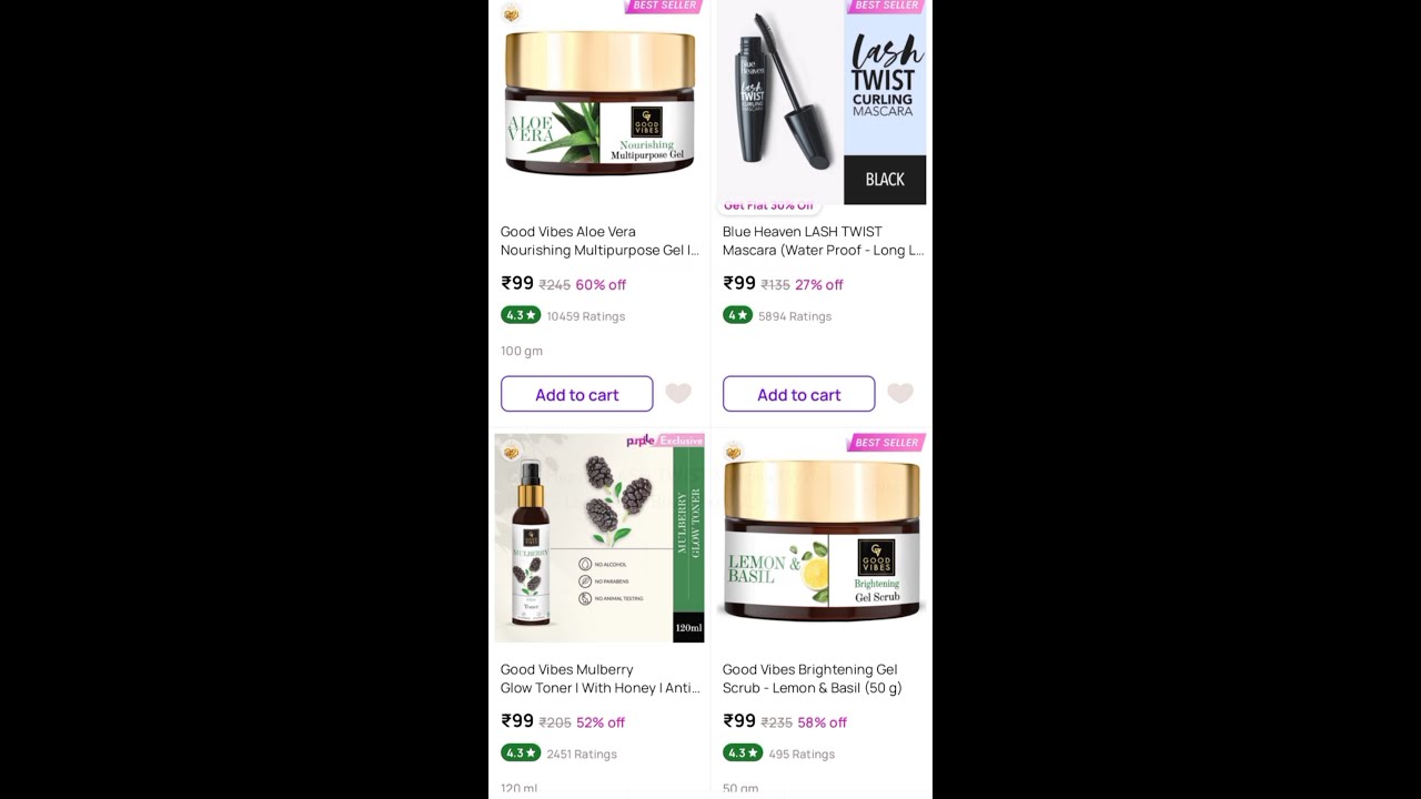 Purplle Rs 99 sale  start | 1 to 4pm |purpllesale #purplle app offers #sale 2022 #loot offers