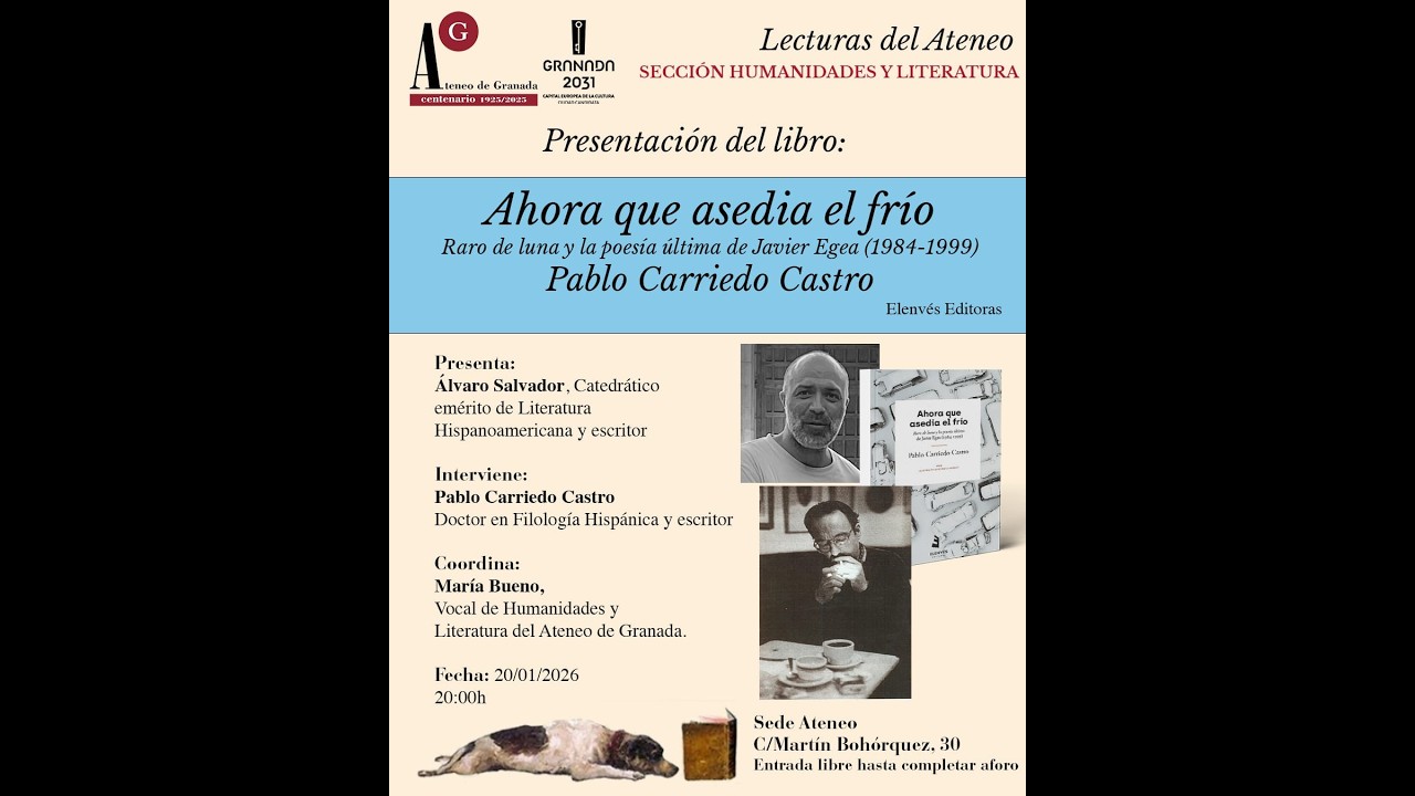 2026 01 20 AHORA QUE ASEDIA EL FRÍO DE PABLO CARRIEDO CASTRO