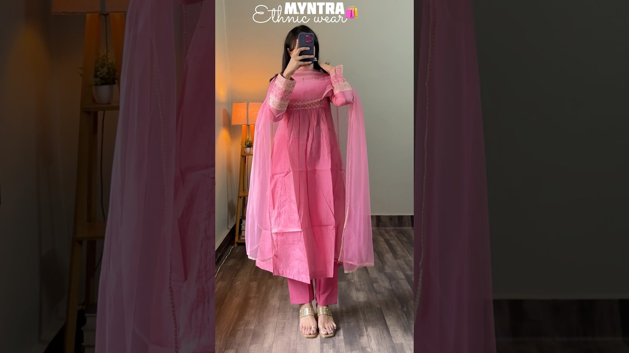 Myntra festive wear kurta set ✨ #myntra #myntrahaul #kurtaset #festivewear