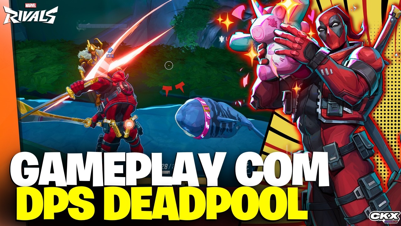 GAMEPLAY ANTECIPADA COM O DEADPOOL DPS NO MARVEL RIVALS  [4K 60 FPS]
