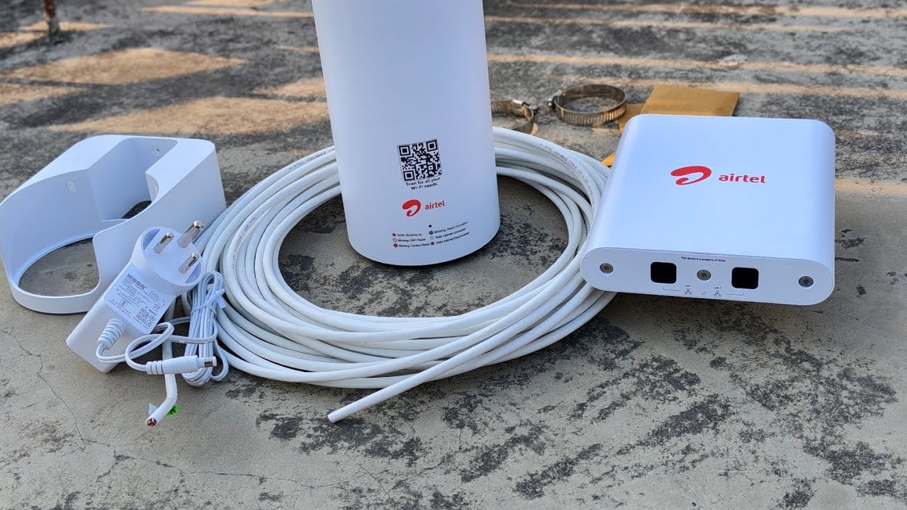 Airtel Wifi Installation Hindi 30Mbps Unlimited Data 