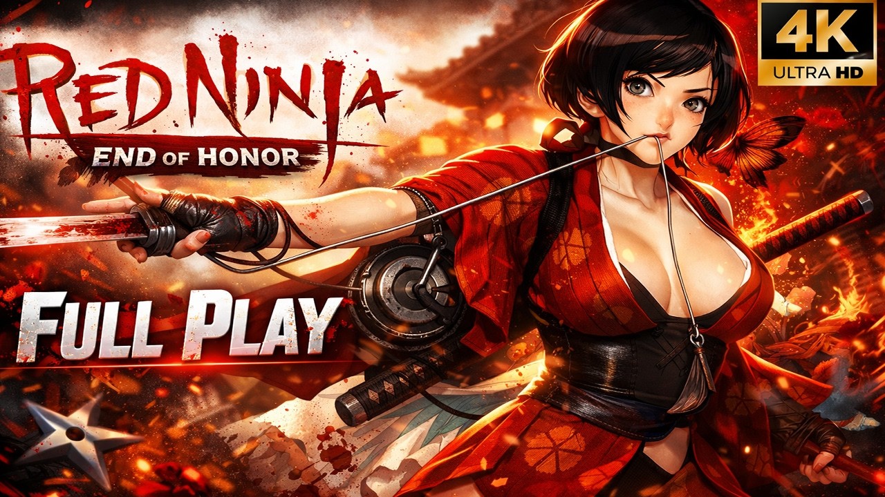 Red Ninja: End of Honor (紅忍 血河の舞) ⏐ PS2 4K 60FPS ⏐ FULL PLAY