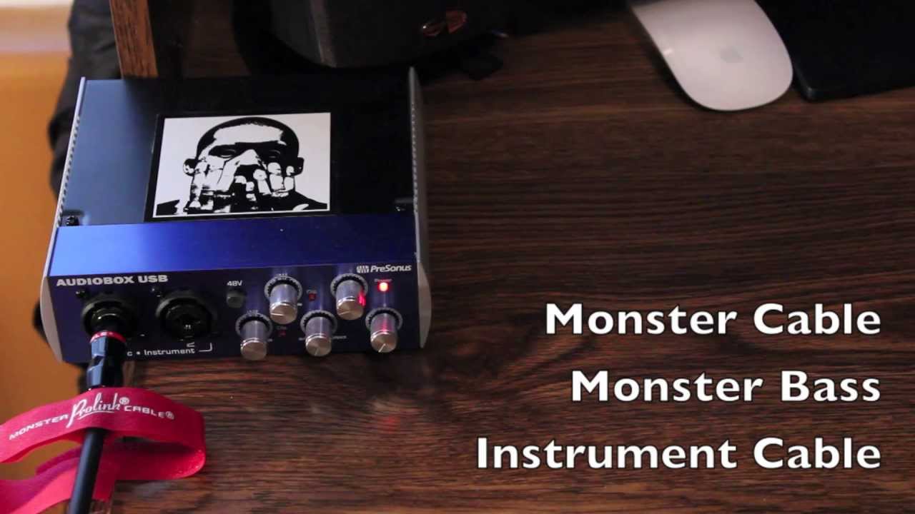 Monster Bass Instrument Cable Demo