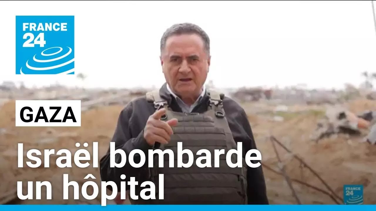Israël bombarde l'hôpital al Ahli à Gaza, des patients évacués • FRANCE 24