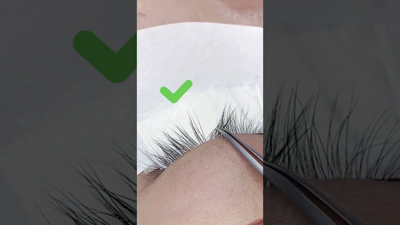 How to properly isolate natural lashes for lash extensions？